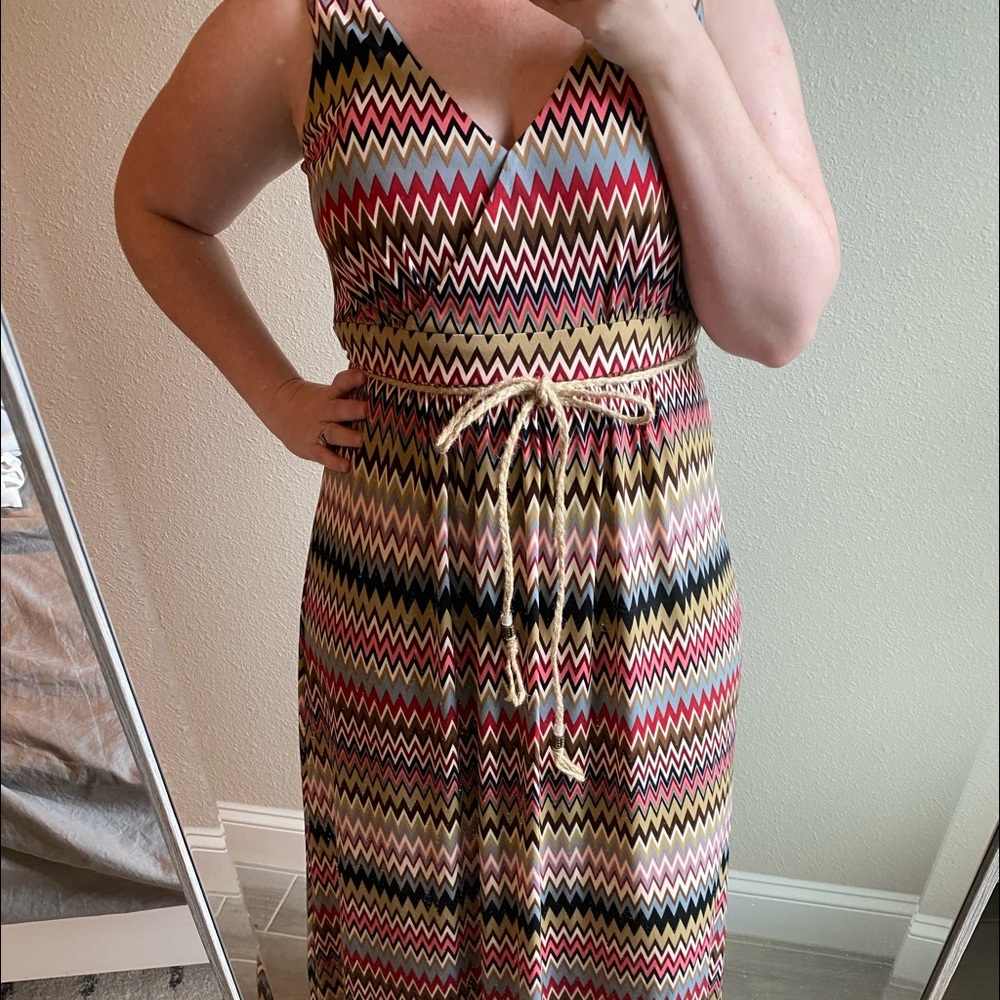 Striped maxi dress